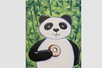 All Ages Paint Nite: Donut Eating Panda (Ages 6+)